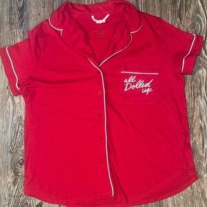 Kate Spade Red Sleep Shirt